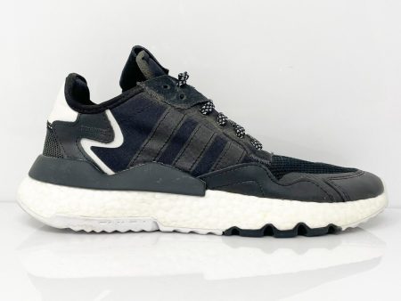 Adidas Mens Nite Jogger EE6481 Black Running Shoes Sneakers Size 7 Sale