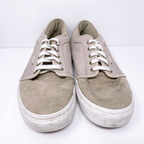 Vans Mens Chukka Low 721356 Beige Casual Shoes Sneakers Size 12 Online Hot Sale