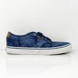 Vans Mens Atwood Deluxe 721356 Blue Casual Shoes Sneakers Size 8.5 For Discount