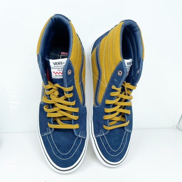 Vans Mens Sk8 Hi 500714 Blue Casual Shoes Sneakers Size 11 Discount