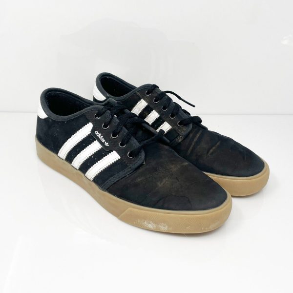 Adidas Mens Seeley EE6136 Black Casual Shoes Sneakers Size 7.5 Online now