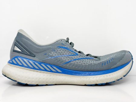 Brooks Mens Glycerin GTS 19 1103571D095 Gray Running Shoes Sneakers Size 9.5 D Sale