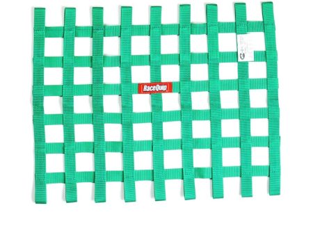 RaceQuip Green SFI Ribbon Window Net Hot on Sale