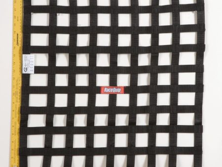 RaceQuip Black 24 X 24 SFI Ribbon Net Online